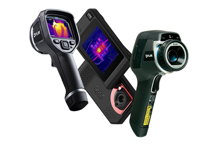 Тепловизоры: FLIR E8, SEEK THERMAL SHOT PRO, FLIR E40BX, FLIR E60 + оптическая система